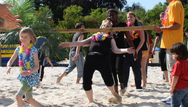 blue beach kinder und animation