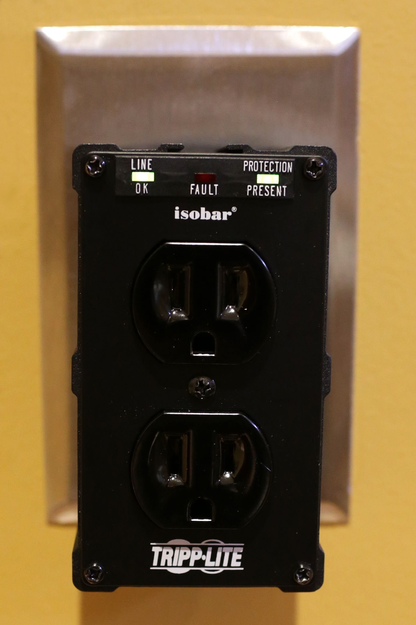 Two surge protectors for monoblock amplifiers.