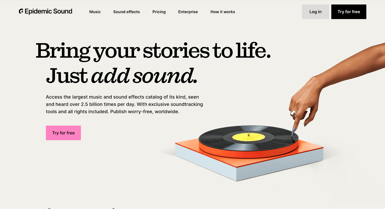 Twitter video tools: Epidemic Sound