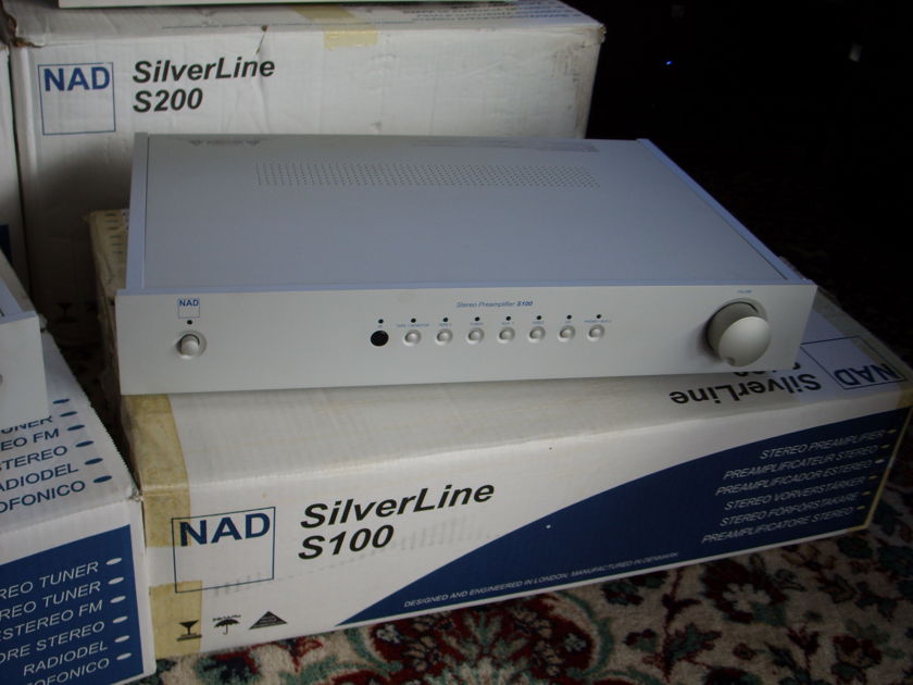 NAD S100 Silver Series Preamp with phono installed