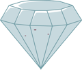 diamond imperfection chart: pinpoint inclusion