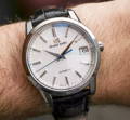 Grand Seiko watch with white dial et black strap - Everything you need to know about Grand Seiko