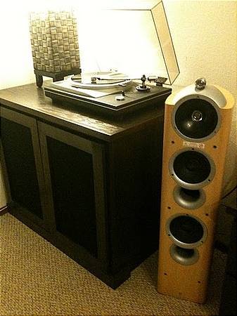 Technics SP-15 w/AT20SS Cart, KEF Reference 203.1