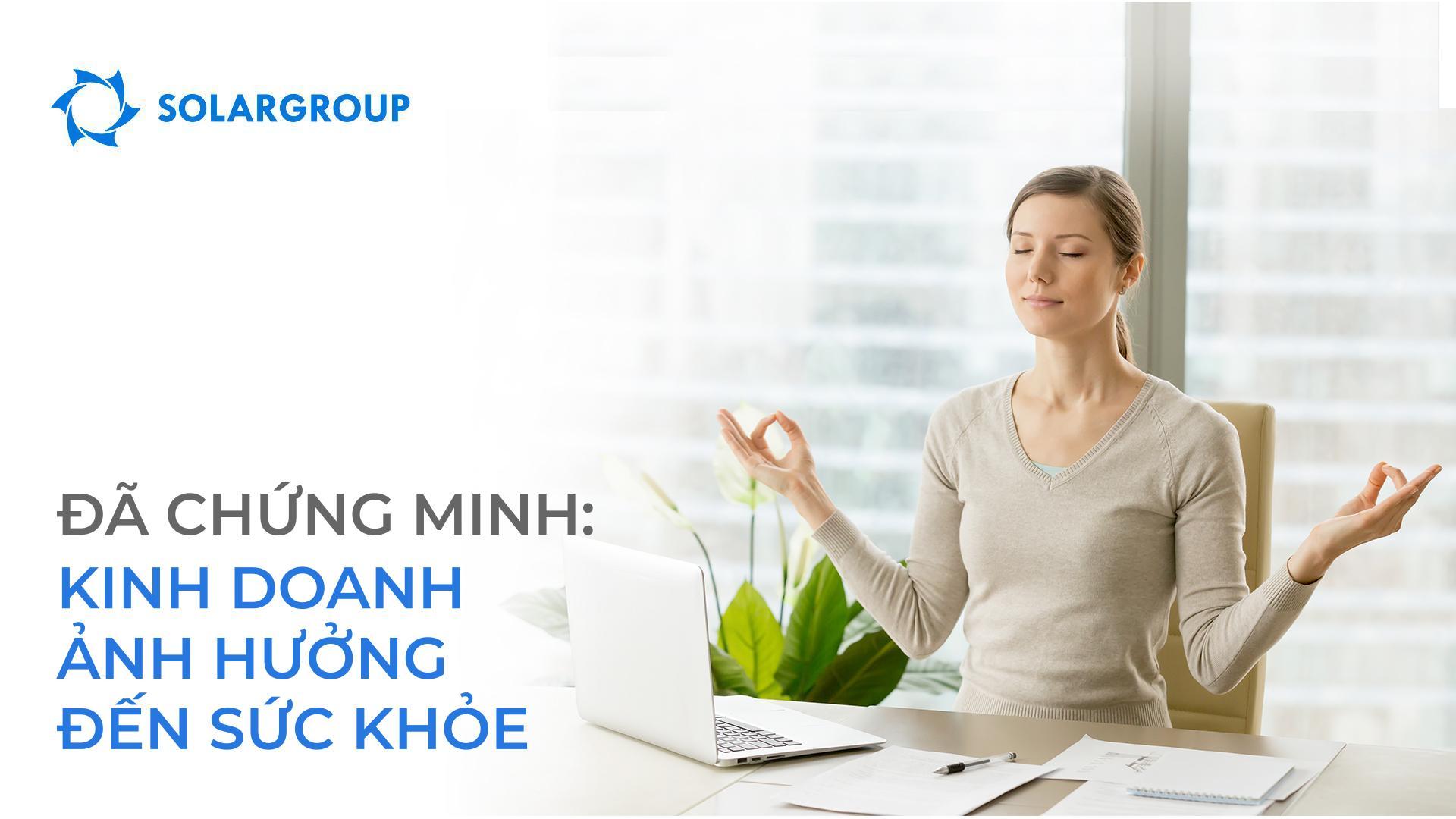 Comprovado: os negócios afetam a sua saúde!