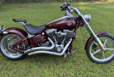 2009 HARLEY-DAVIDSON FXCWC SOFTAIL ROCKER C (LUX COLORS) motorcycle for rent near Vass, NC