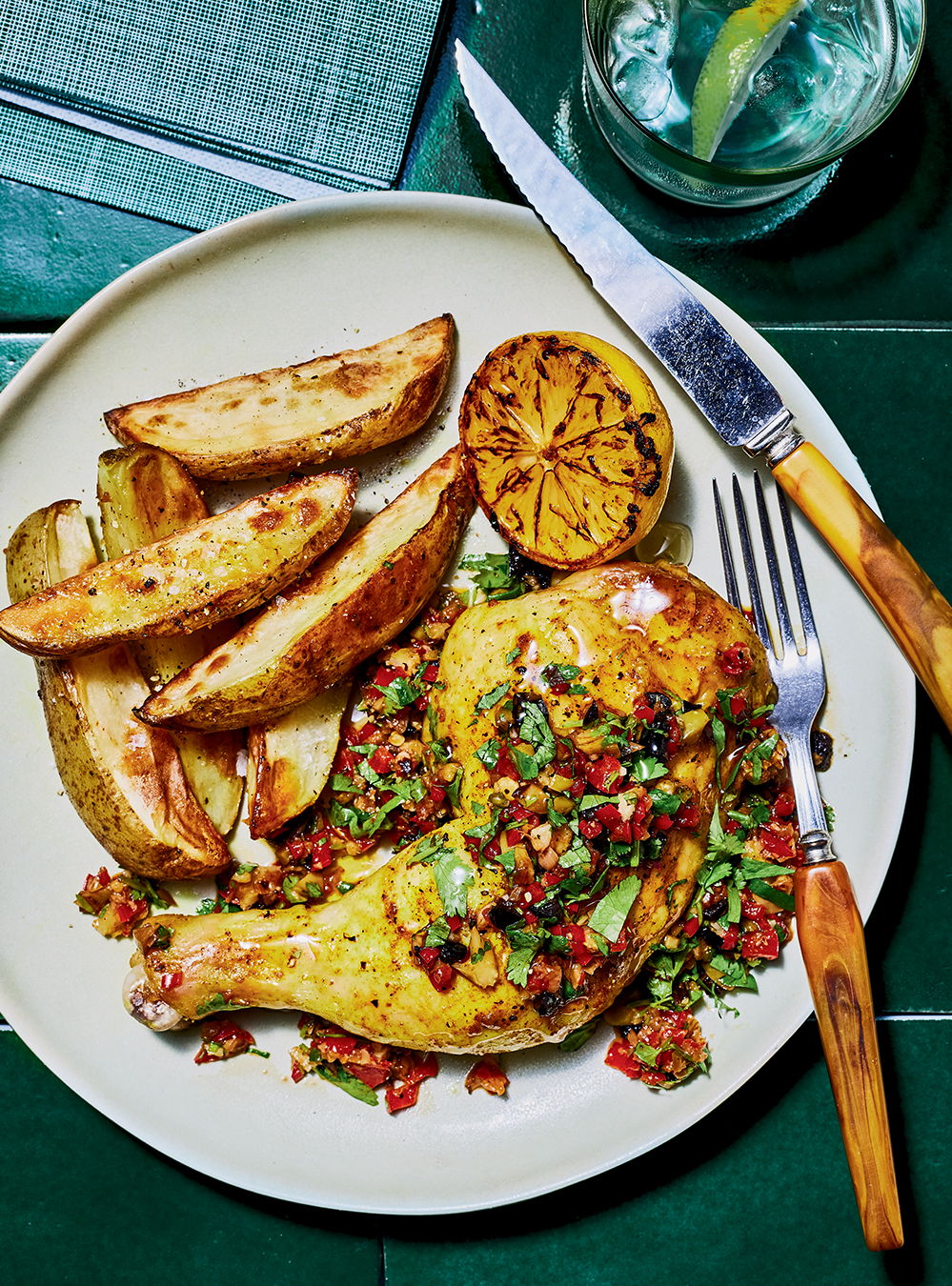 Chicken Legs with Olives and Walnuts | RICARDO