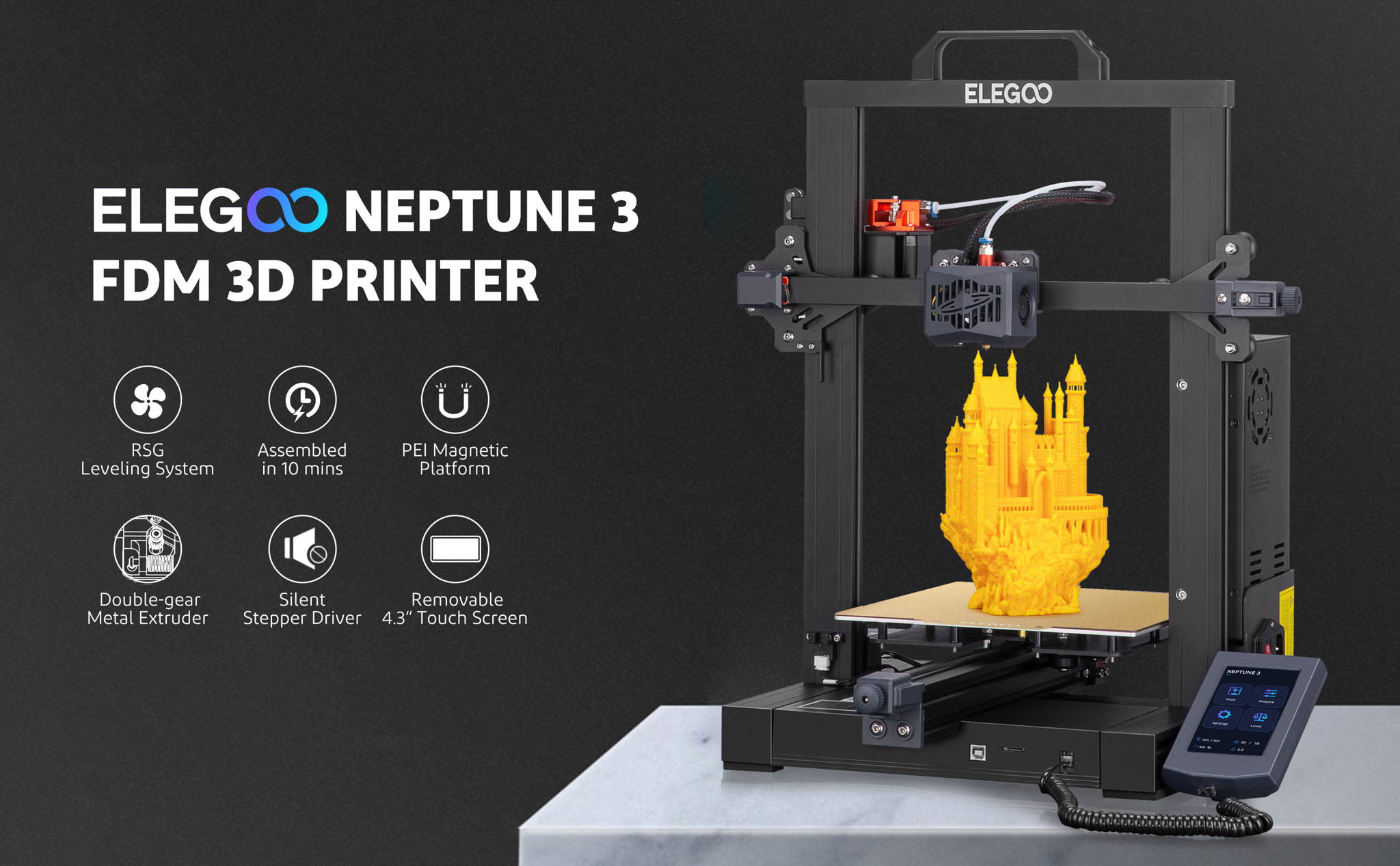 Elegoo Neptune 3 Pro - Máy In 3D với Độ Chính xác và Tính năng đột phá ...
