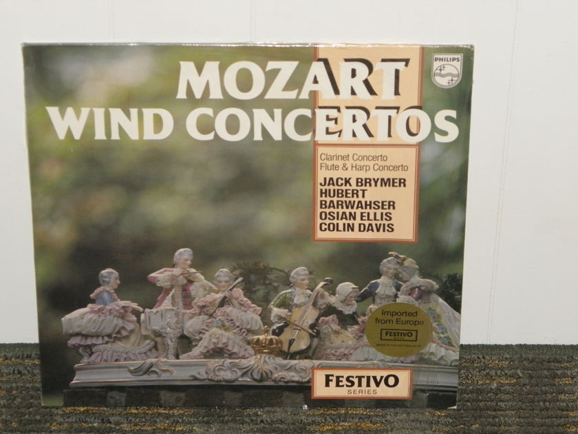 Jack Brymer/Davis/London Symphony Orchestra - Mozart Wind Concertos Philips Import Pressing 6570 146 Holland Pressing