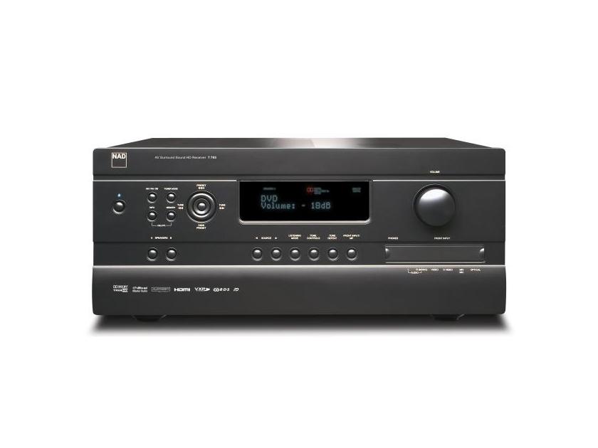 NAD Top-of-the Line T 785HD / T785HD Home Theater Receiver, with Warranty & Free Shipping