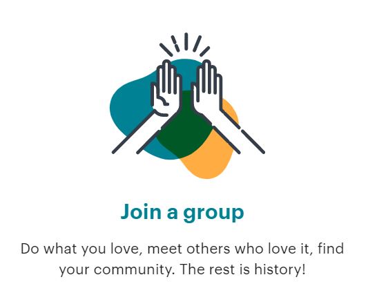 Meetup product / service
