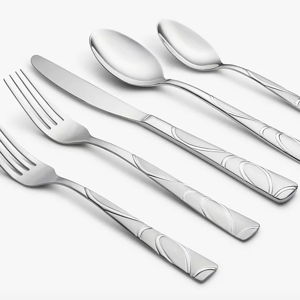 Cambridge Sasha Sand 42-pc. Flatware Set