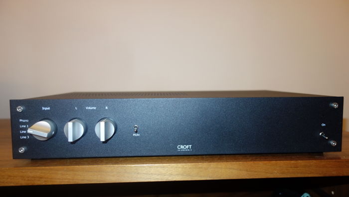 Croft Phono Integrated New Gold Lion tubes Hand built i...