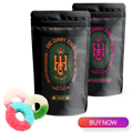 60mg HHC gummy rings come in assorted flavors 