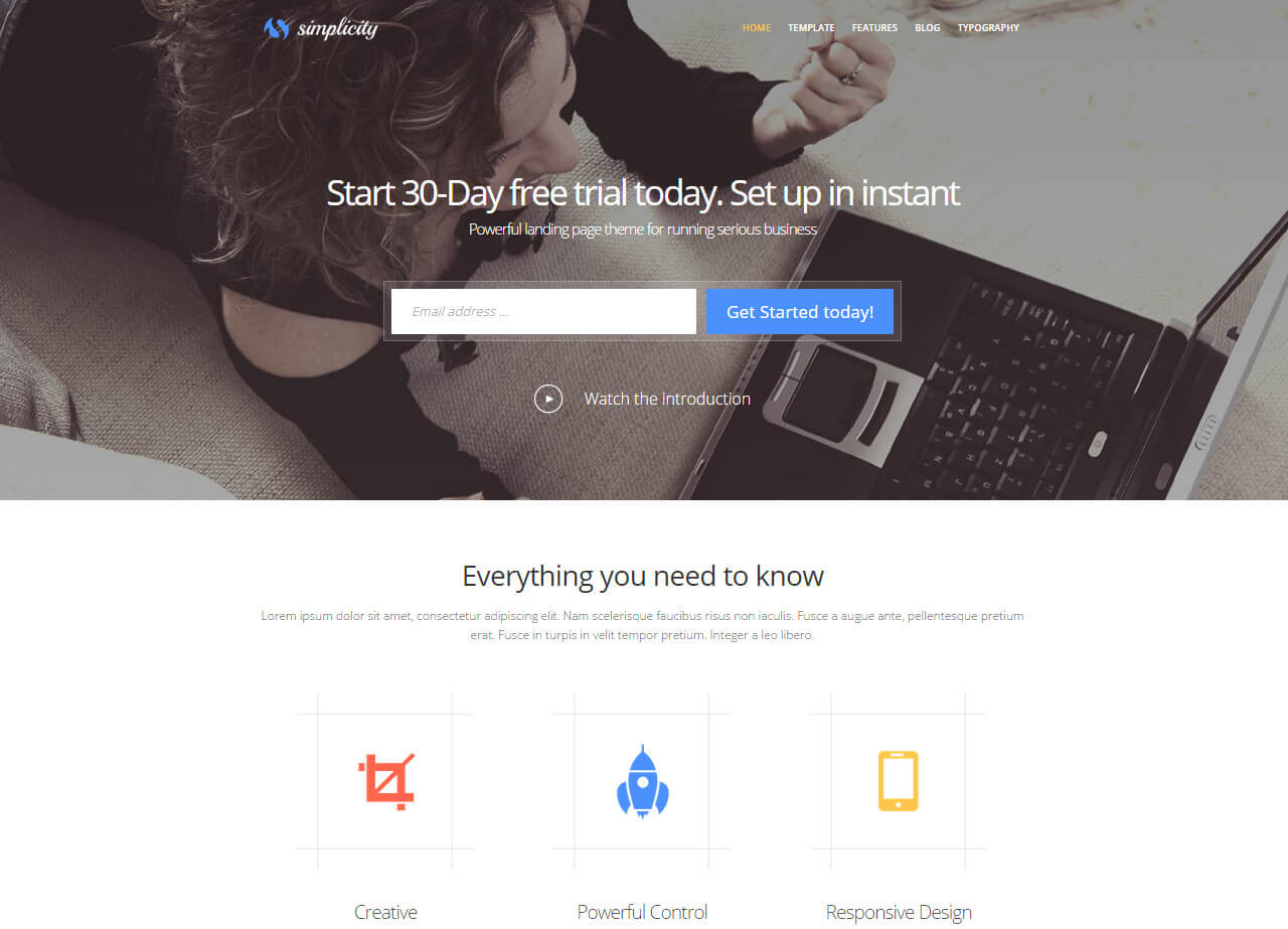 Simplicity - шаблон GavickPro для CMS Joomla