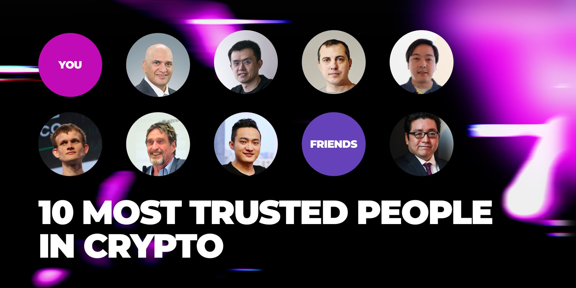 The 10 most trusted people in crypto