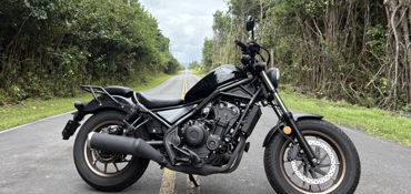 2024 HONDA REBEL 500 ABS motorcycle for rent near Hilo, HI