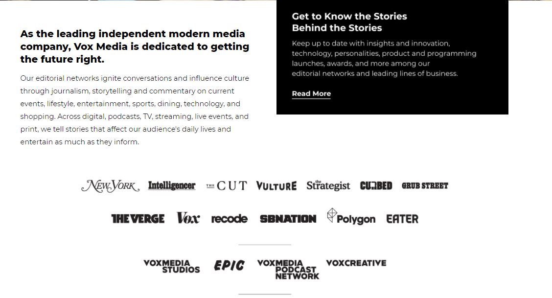 Vox Media product / service