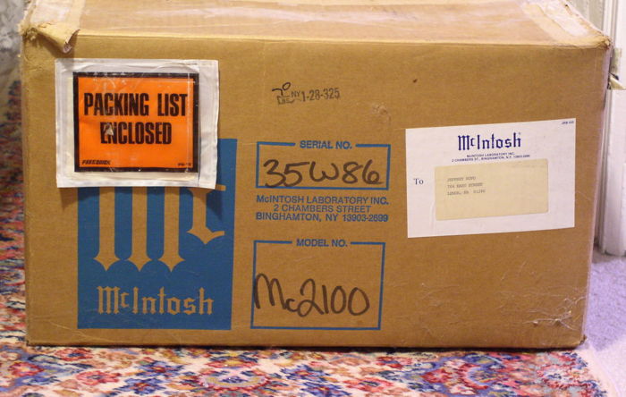 McIntosh Amplifier MC-2100 Nice with OB