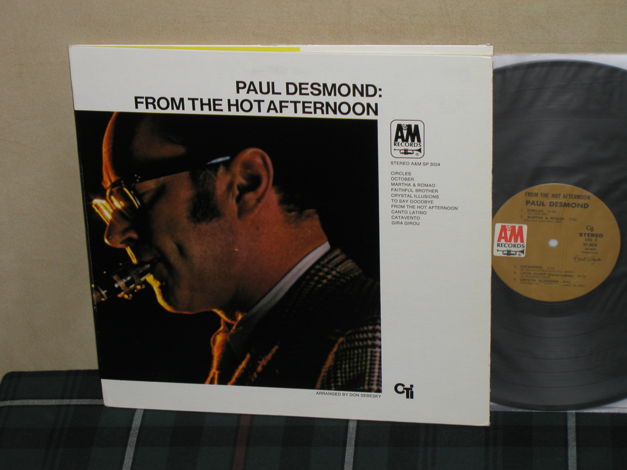 Paul Desmond    From The Hot - Afternoon. A&M Tan label...