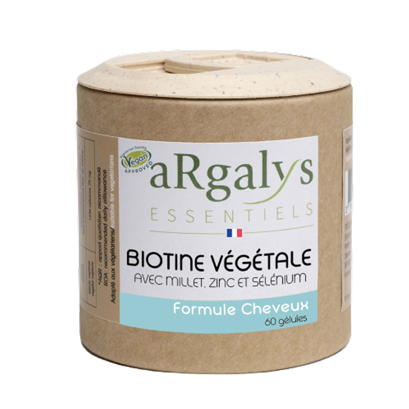 Biotine Végétale - Formule Cheveux par Argalys Essentiels