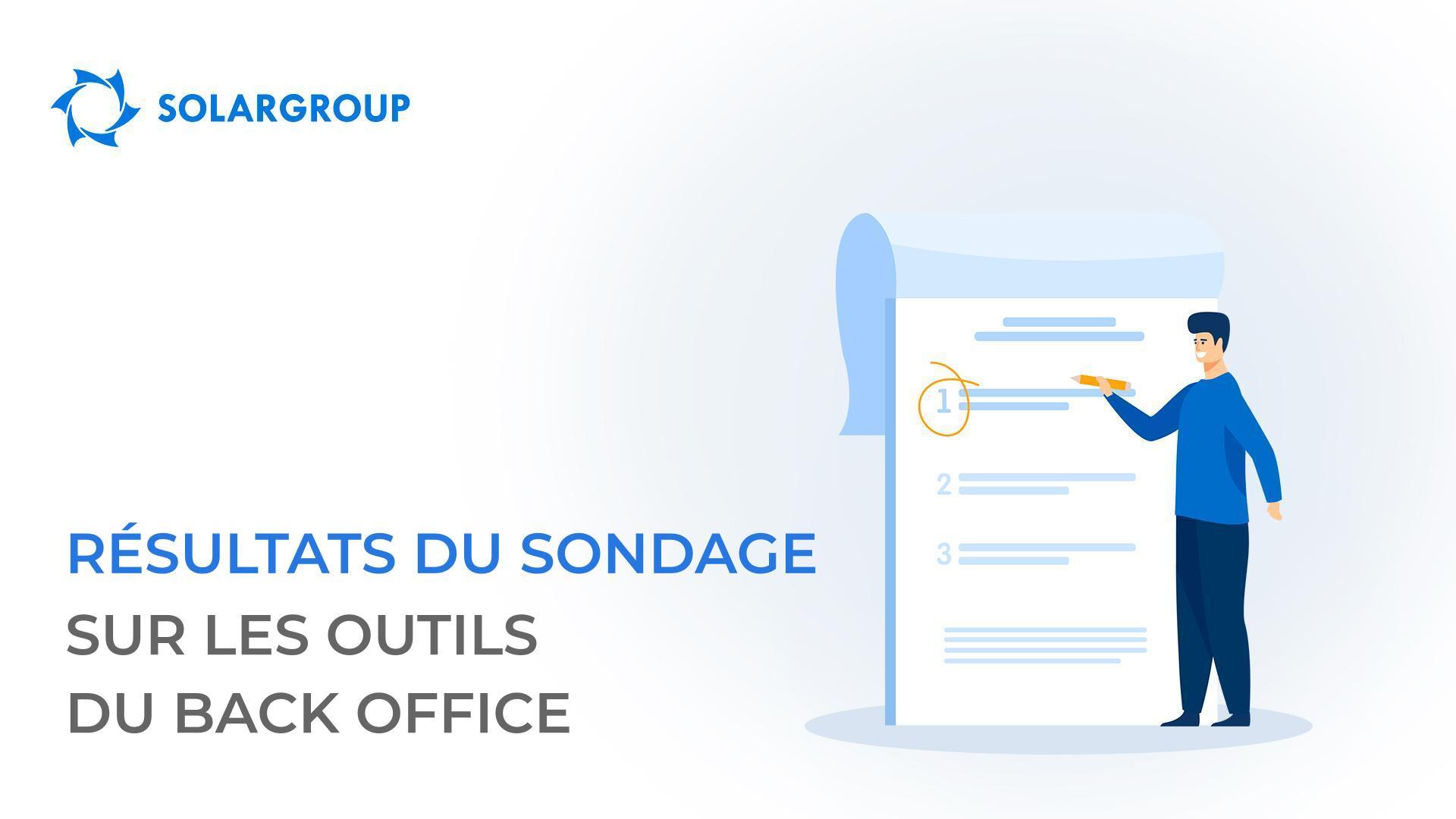 Résultats du sondage sur les outils du back office