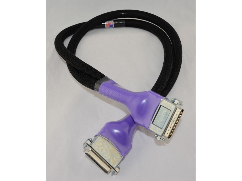 Revelation Audio Labs CryoSilver Reference DB-25 umbilical power cable DualConduits, Viola, Pass Labs XP, Macintosh C500, DataSat