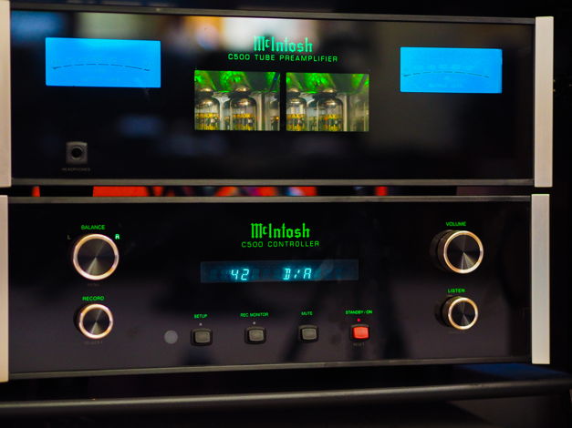 McIntosh C 500 T  Two Piece Tube PreAmp