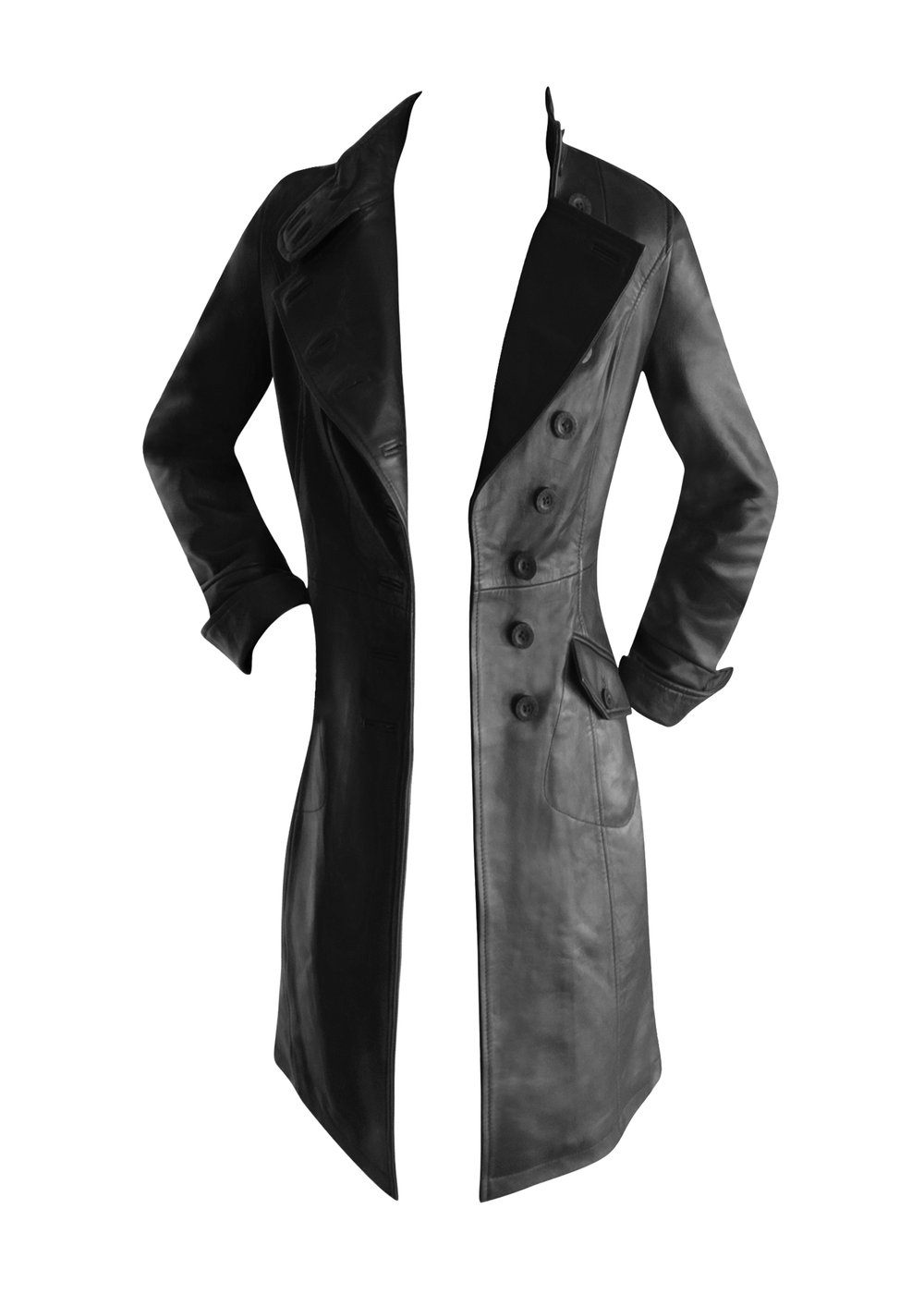 ZARIN - Black LEATHER - Image 3