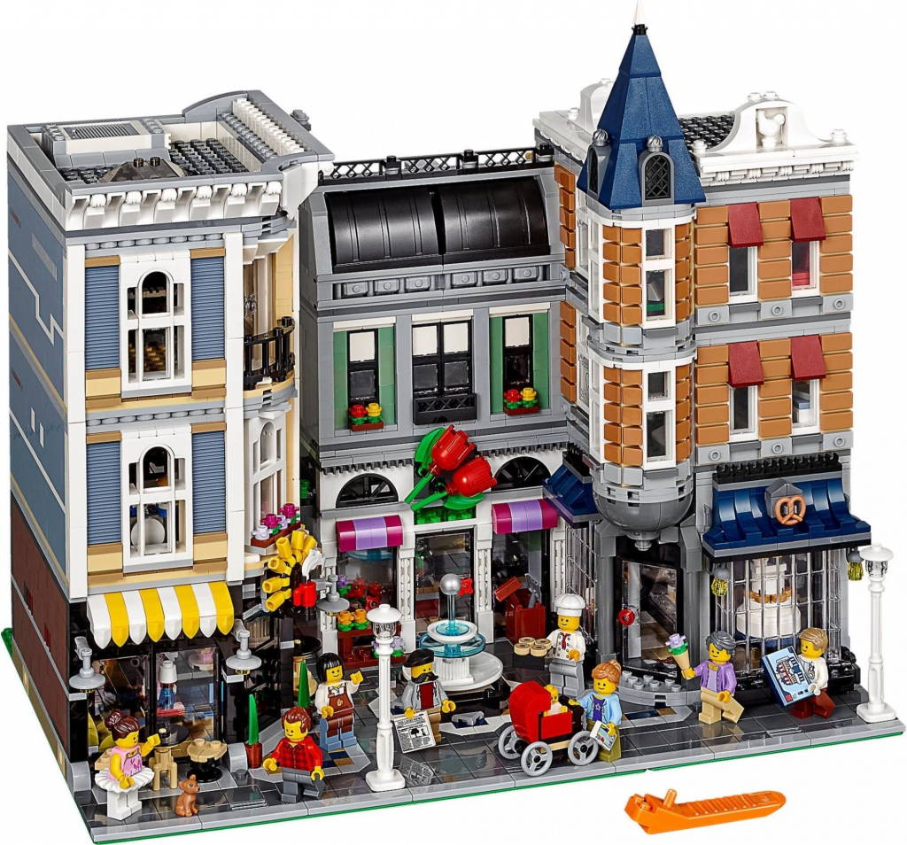 Engage In a more challenging build with the LEGO Assembly Square 10255