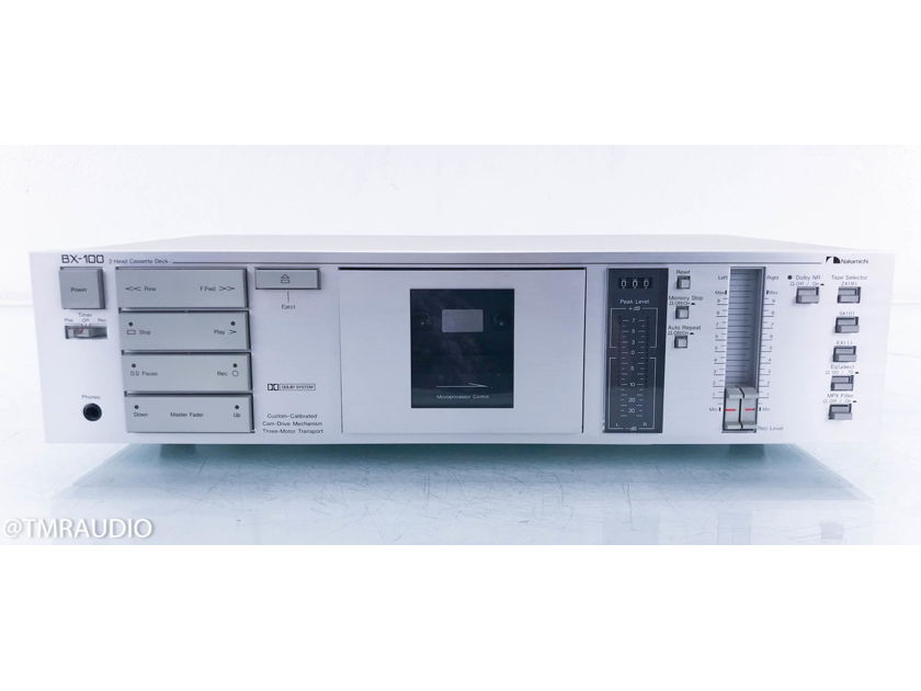Nakamichi BX-100 Dual Head Cassette Deck Tape Recorder; BX100 (15117)