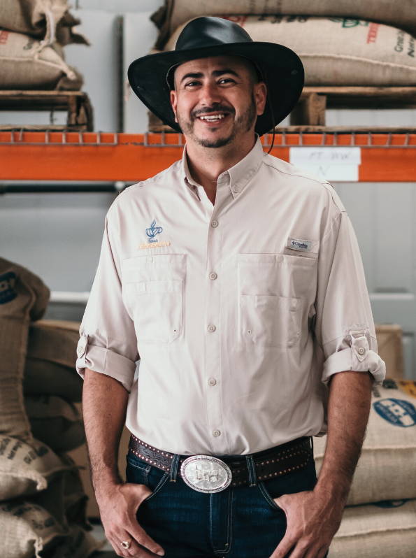 Man with cowboy hat