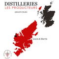 Carte localisation de la distillerie écossaise Abhainn Dearg
