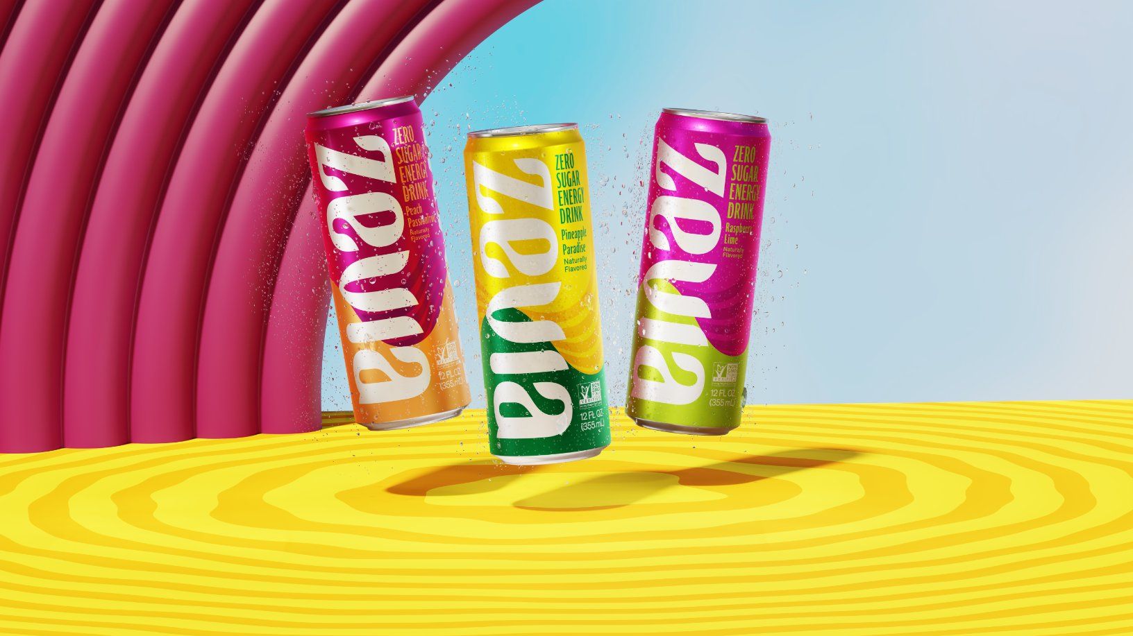 Soft drinks, Turner Duckworth Refreshes Better-For-You Beverage Brand Zevia | Dieline - Design, Branding & Packaging Inspiration