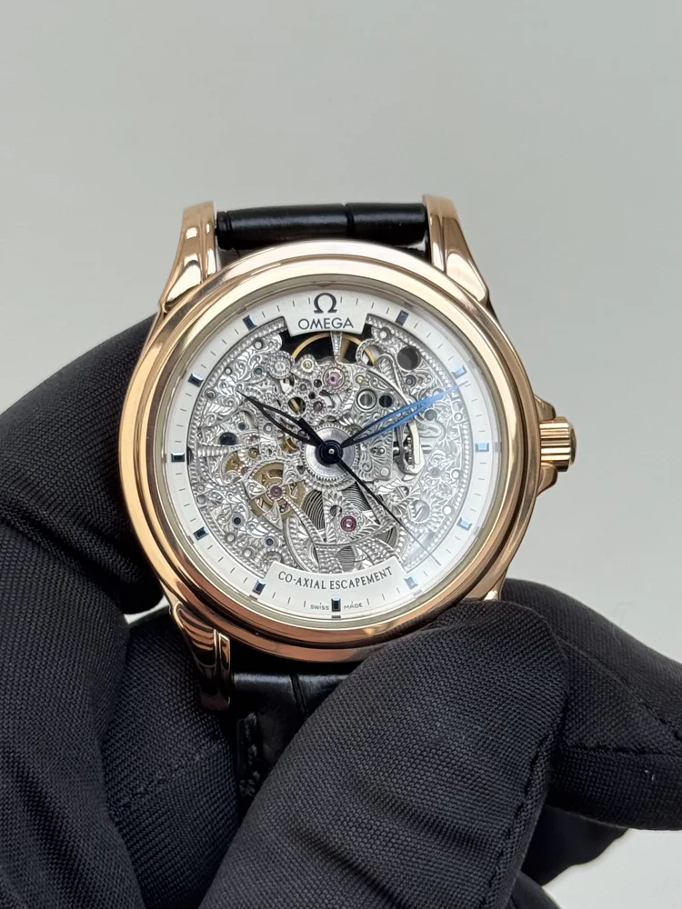 Omega SPECIALITIES Skeleton 5932.30.23  37.5mm Red Gold Limited Edition of 33pcs, image 2