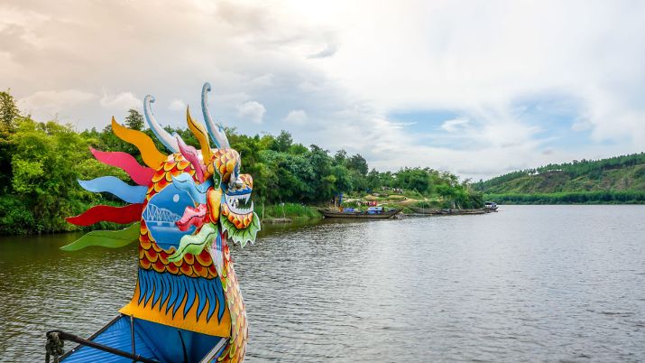 The Perfume River, flowing through Hue in Vietnam, earned its name due to the fragrant flowers that drop into its waters, creating a unique olfactory experience