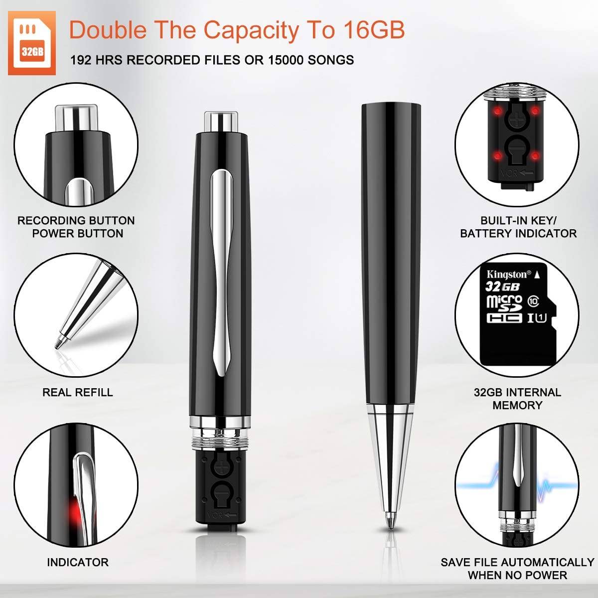 best voice recorder spy voice recorder hidden voice recorder conversation recorder record your voice