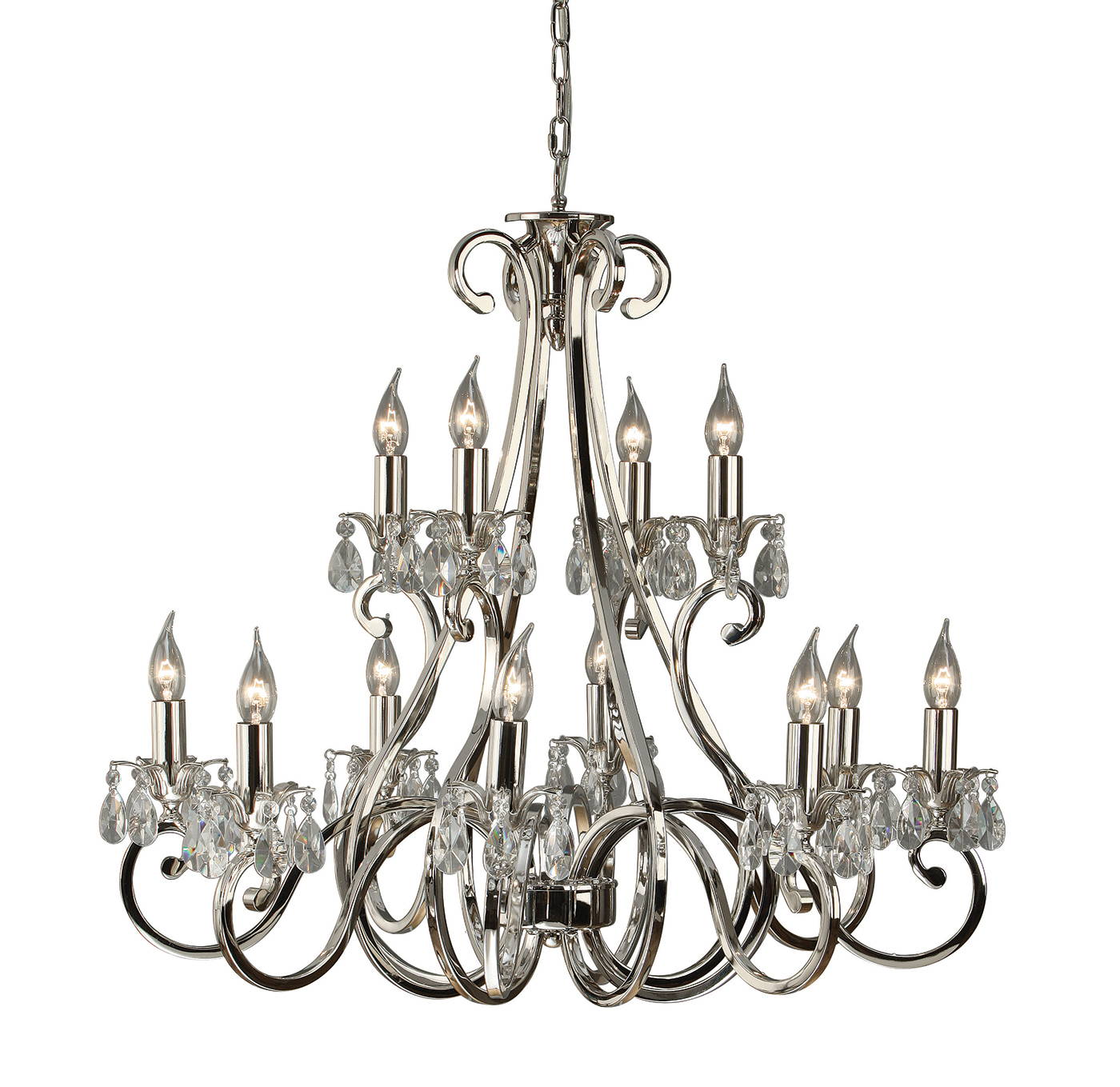 oksana nickel chandeliers