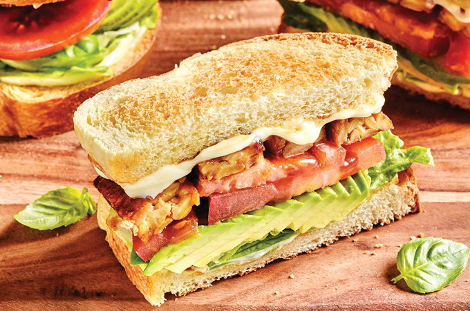 Vegetarian Tempeh Sandwiches