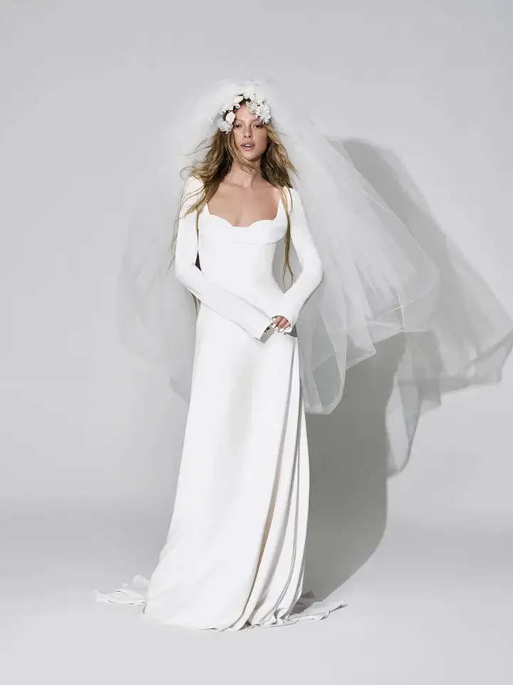 Vera Wang détail avant robe JENNY