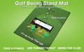 golf swing stand mat