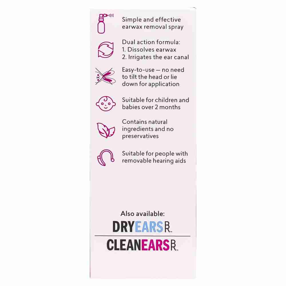 Biorevive Cleanears Kids  Earwax Removal Spray 30Ml - Image 4