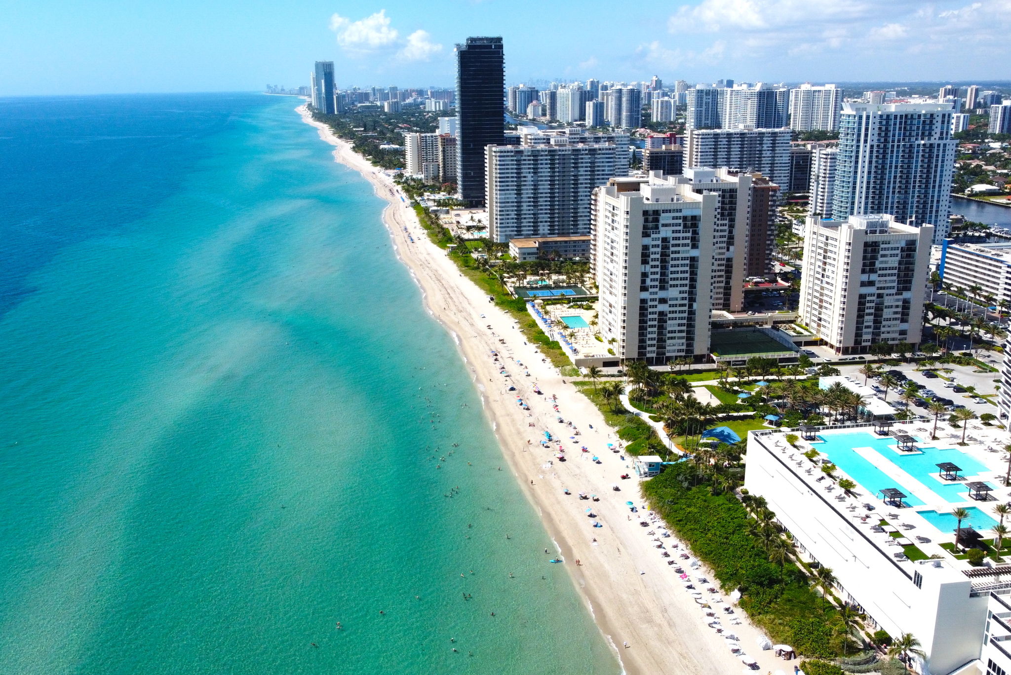 skyview of HALLANDALE BEACH