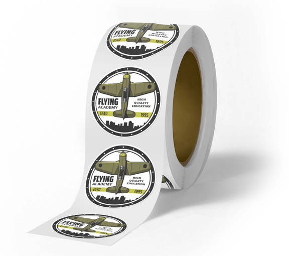 roll label stickers