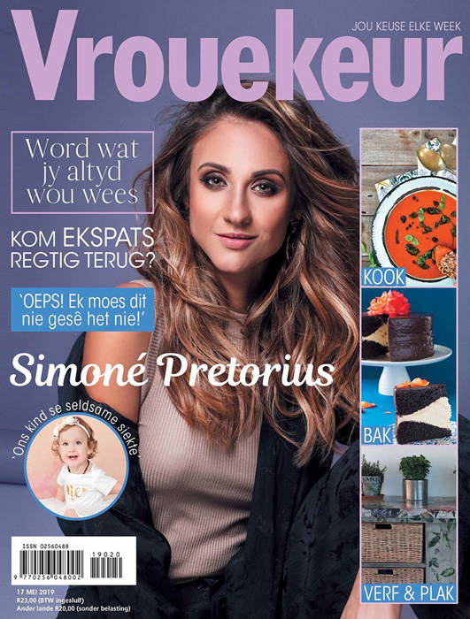 Simone Nortmann Vrouekeur Tydskrif Magazine Mei 2019