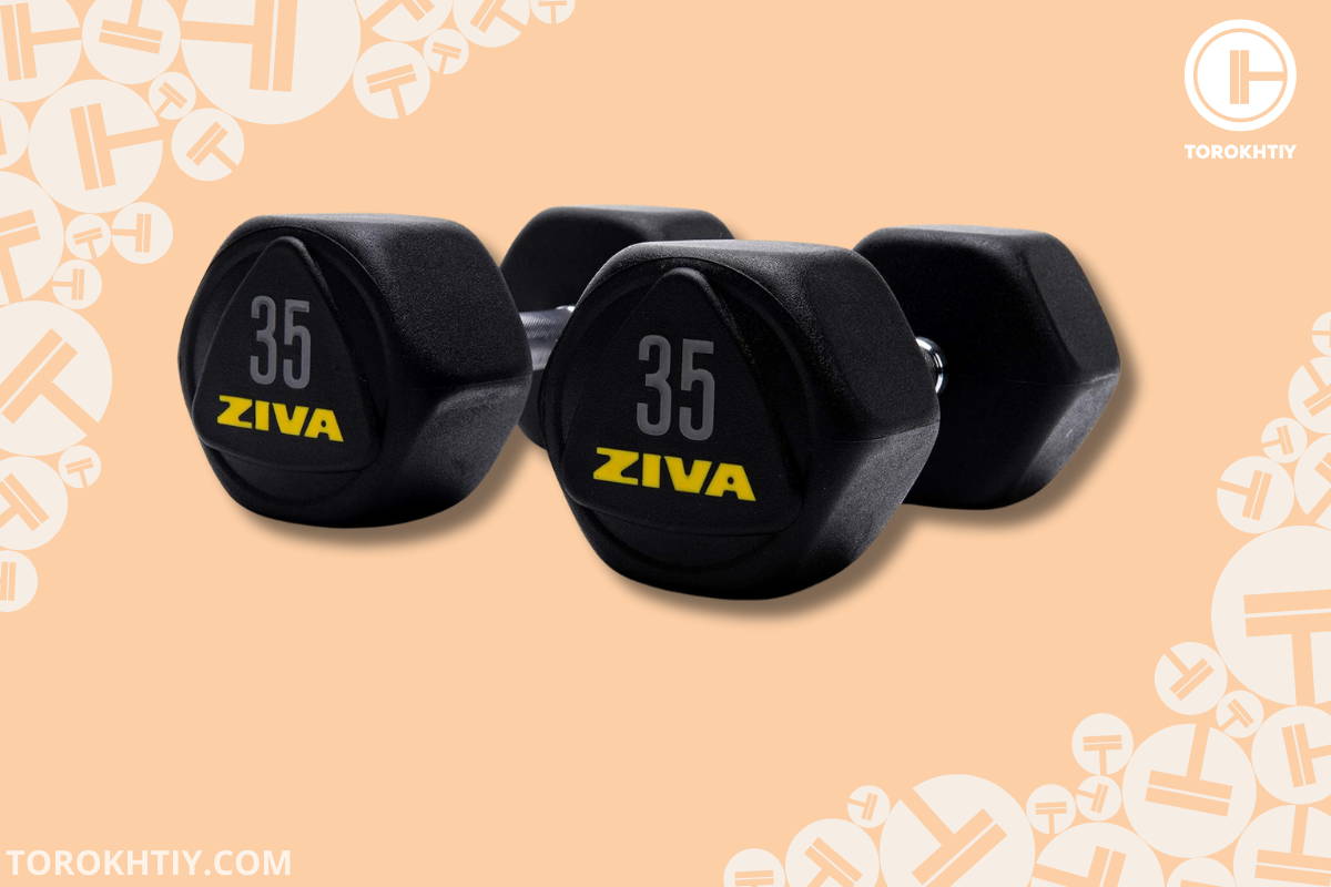 ZIVA Hexagon RPU Dumbbells