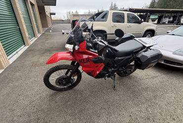 2024 KAWASAKI KLR650 S motorcycle for rent near Tacoma, WA