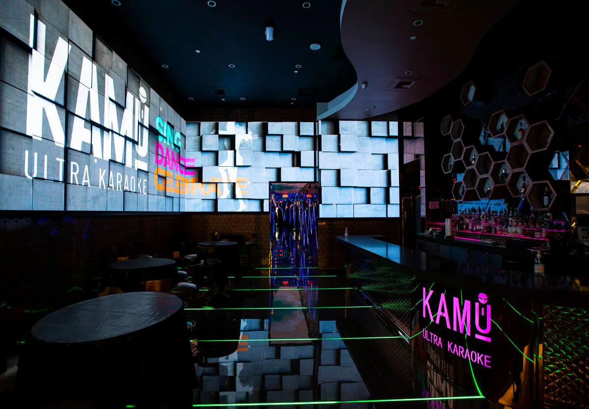 Private karaoke suite at KAMU Ultra Karaoke