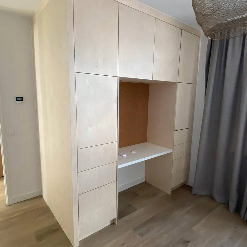 Inbouwkasten op maat, klantproject Houtenmeubelshop