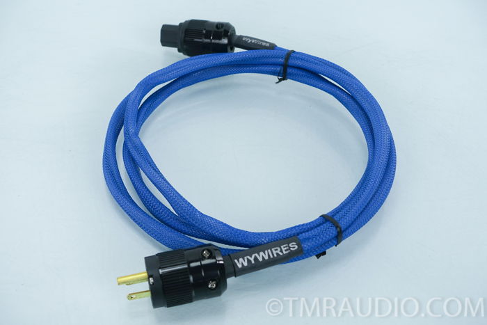WyWires  Blue Juice II  10' Power Cable; Blue   (7810)