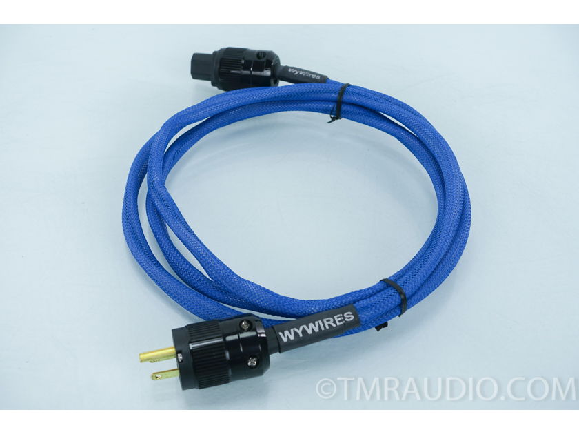 WyWires  Blue Juice II  10' Power Cable; Blue   (7810)